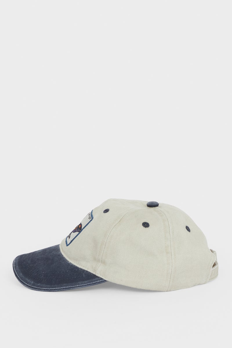 DeFacto Blue Boy Boy Cotton Hat Casual - Image 3